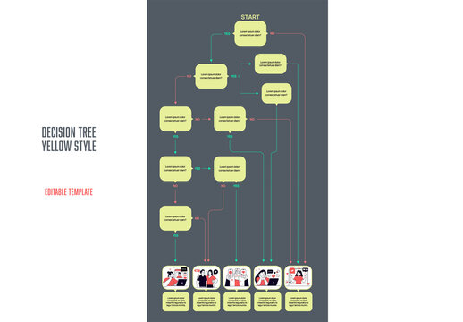 Decision Tree Yellow Style