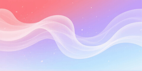 Abstract light blue and pink artistic wave pattern design vector illustration backdrop