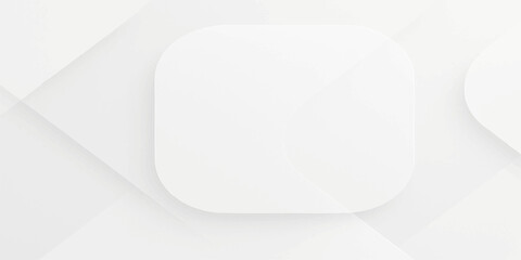 Subtle geometric abstract background with clean white embossed hexagonal pattern and soft shadows