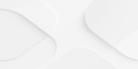 Elegant abstract white fabric waves flowing smoothly creating soft shadows and subtle curves