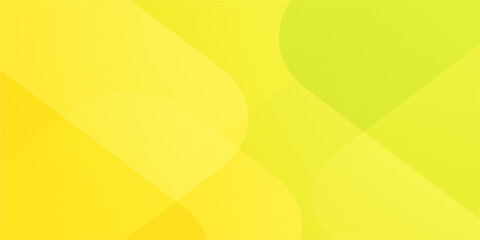 Abstract flowing organic shapes in bright yellow and lime green gradient background