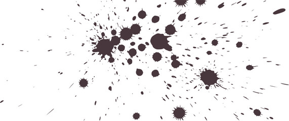 Dark splatters abstract pattern grunge