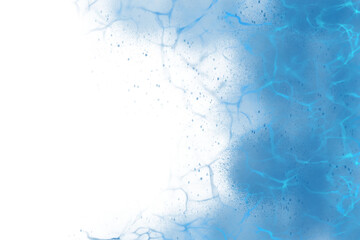 blue watercolor abstract cracked line pattern for wedding card design elements or invitation card templates for greetings cards hand drawn paint brush texture on transparnet background