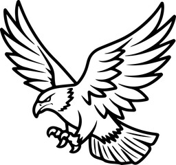 Flying eagle Svg, Eagle SVG, Bald eagle Svg