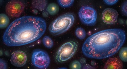 Vast Cosmic Tapestry of Galaxies Interconnected Through the Fabric of Spacetime