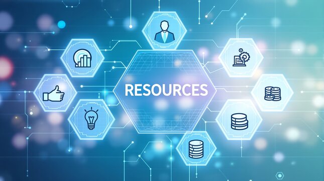 Understanding resources management concept digital transformation and business technology strategy