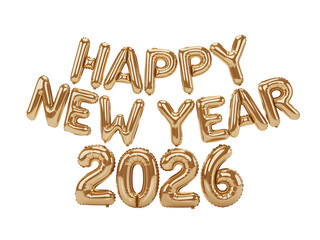 Happy new year 2026 balloon