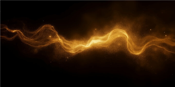 Abstract animation of electric blue lightning exploding against a dark space background with fire and smoke texture