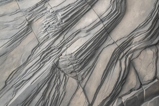 Abstract rock texture with natural layered pattern - Powered by Adobe