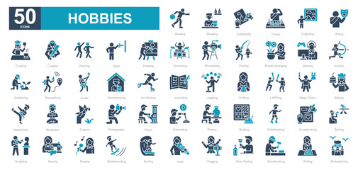 Hobbies dualtone iconset