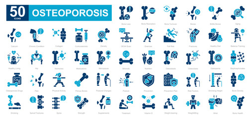 Osteoporosis dualtone iconset