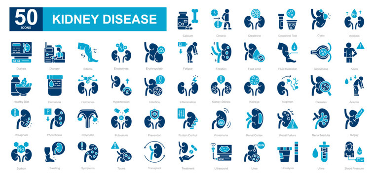 Kidney Disease dualtone iconset