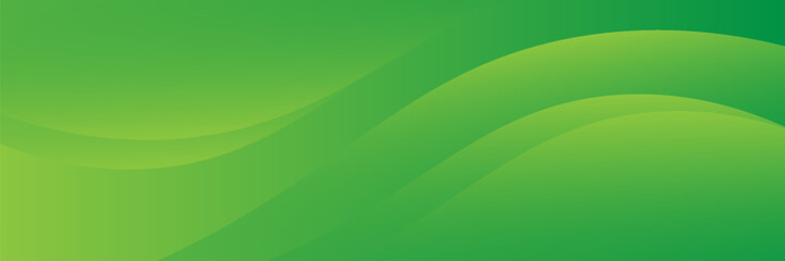 abstract green background with dynamic waves layer