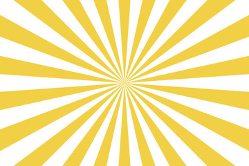 放射状　集中線　黄色　背景　集中線　バナー　