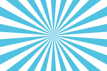 放射状　集中線　水色　背景　集中線　バナー　