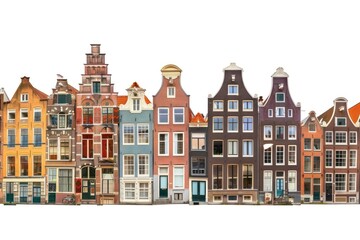 Obraz premium Amsterdam house transportation neighborhood.