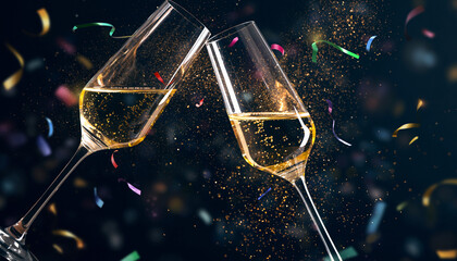 New Year Champagne Celebration