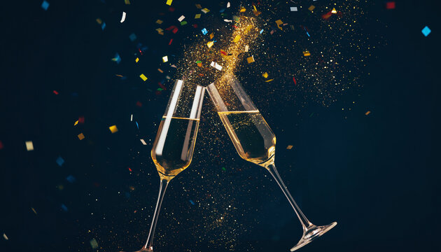 New Year Champagne Celebration