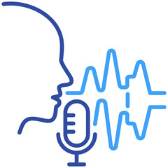 Obraz premium Speech Recognition Icon