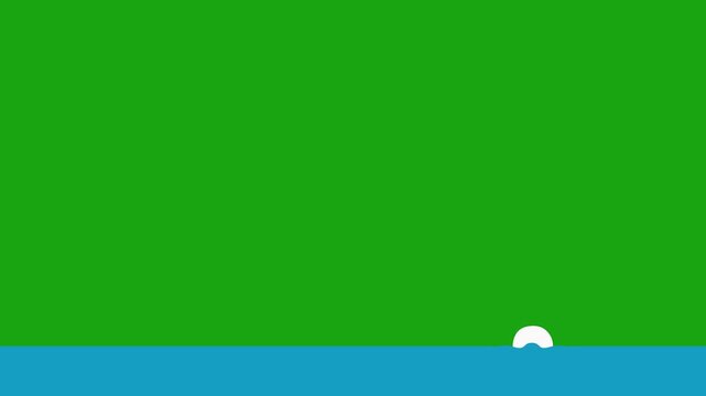 Animated Cartoon style Droplet Liquid Water Splash on Green Screen, Cute  Element Isolated Motion Graphics, Water drop Animated footage element for motion graphic, liquid falling animation, 4k fx vide