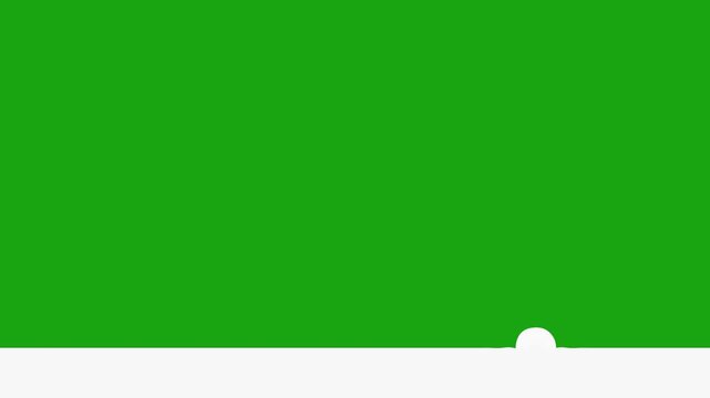 Water drop Animated footage element for motion graphic, on background seamless loop Animation on transparent green  background ,4k footage with alpha chanel