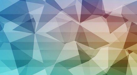 Abstract geometric low poly background with gradient colors and subtle texture overlay