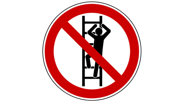 Clear red prohibition sign universally recognized for stop, forbidden, error, or ban indicating restriction and warning for safety