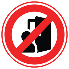 No Entry Door Vector icon which can easily modify or edit