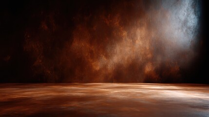 An abstract background artwork featuring a warm and rich blend of earthy tones, evoking a sense of depth, emotion, and creativity in a dynamic visual representation.