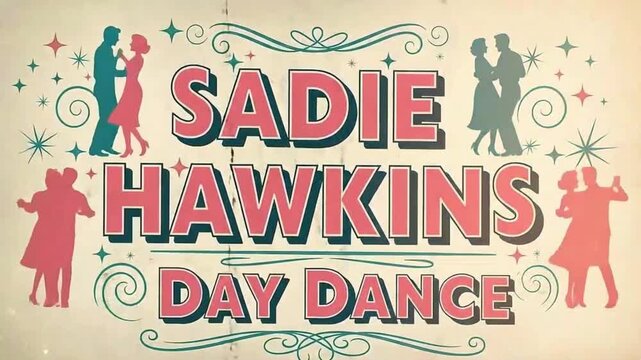 Sadie Hawkins Day Dance A Vintage Celebration of Friendship and Fun