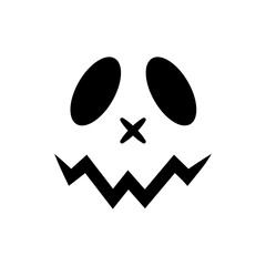 face ghost clipart isolated