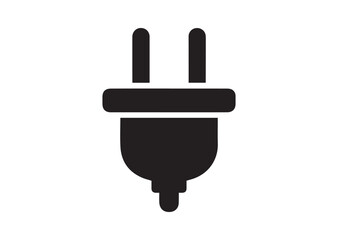 Electric plug icon, Electric plug solid vector
