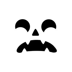 face halloween isolated