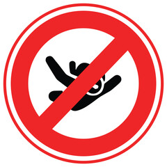 No Swimming Vector icon which can easily modify or edit
