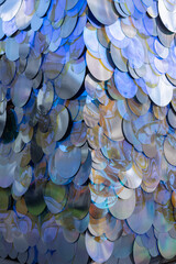Reflective Sequin Surface - Iridescent Urban Texture