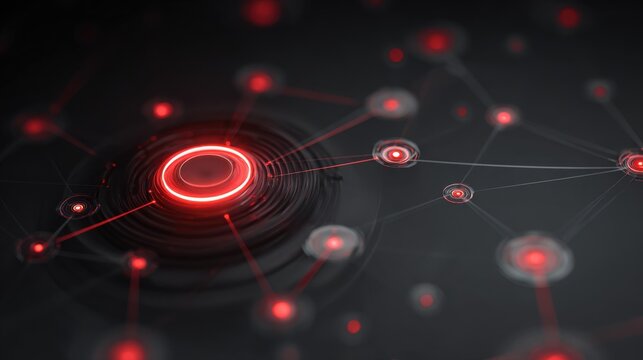 a futuristic, clean, and professional infographic-style illustration that represents Qognix Core, an AI system that translates natural language instructions into executable autonomy for robots
