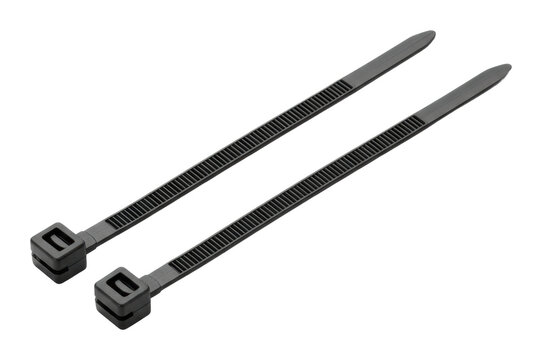 Cable ties used in various applications workshop product isolated on transparent background