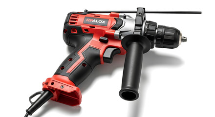 Professional grade electric rotary drill with powerful motor and ergonomic design, perfect for home renovation, carpentry, and general repair tasks