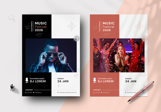 Music Promotion Flyers