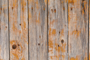 Fototapeta premium The background is made of an old wooden floorboard. background image