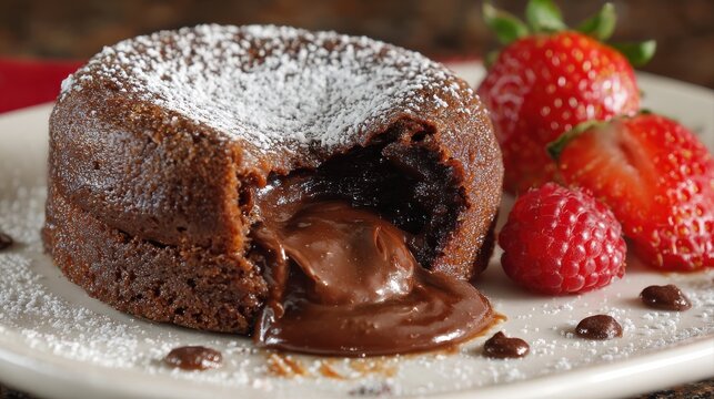 Nutella Lava Cake is a decadent twist on the classic chocolate lava cake, featuring a gooey Nutella center.