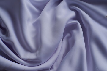 Obraz premium Close-Up of Elegant Satin Texture in gray color background