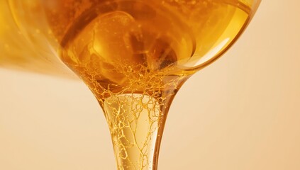 Amber Cascade. Abstract Viscosity and Liquid Tension. A Study in Fluid Dynamics.