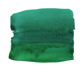 Watercolor hand painted rich dark green texture for banner, poster, print, packaging, stationery, branding and digital art projects