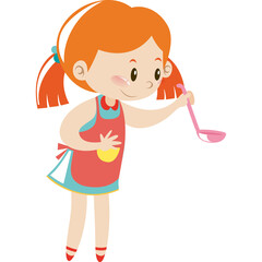 little girl with a lollipop