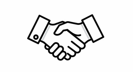Handshake icon symbolizing agreement and partnership
