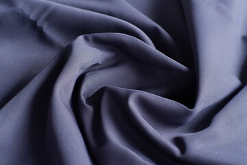 abstract background Fashion Fabric Detail: Twisted Blue Cloth with Glossy Texture