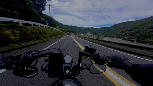 Japan Shizuoka Forest Nature Motorcycle POV Ride 05