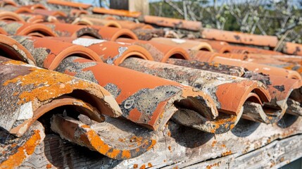 Severe rainstorm damages roof tiles, emphasizing the urgent need for timely maintenance and repairs