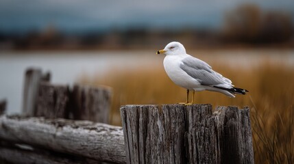 A laughing gull in Picardy